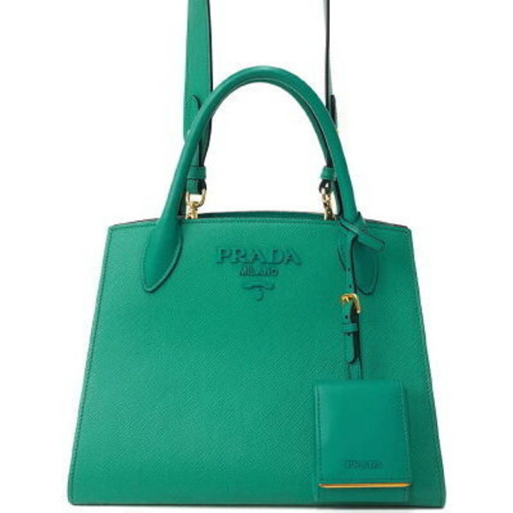 Prada Monochrome Saffiano Leather Bag - Picture 1 of 8